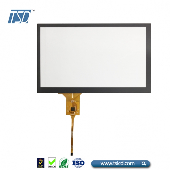 8寸插接电容触摸屏 黑色盖板 GT911 ic 高透光率 灵敏度高 CTP厂家直销 