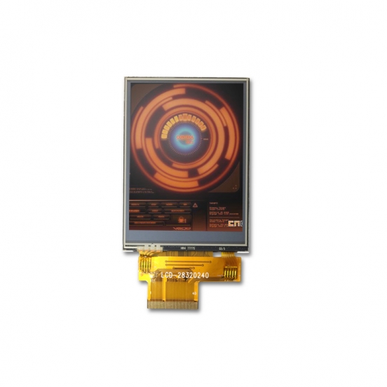 2.8寸电阻触摸lcd 240*320 TFT 40PIN插接 数码工控屏  高亮 厂家直销 