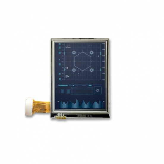 3.5寸半反半透lcd 天马半透玻璃 支持阳光下可读 高对比度 户外产品专用tft 