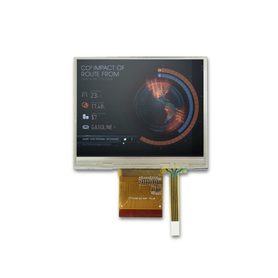 3.5寸屏 TFT LCD屏 320*240分辨率 RGB+SPI接口 可带TP触摸屏 液晶显示屏 