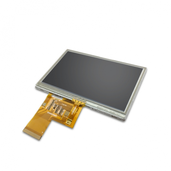 4.3寸lcd液晶屏 6点视角 1000nits 带电阻触摸  工控 医疗设备TFT液晶显示屏 