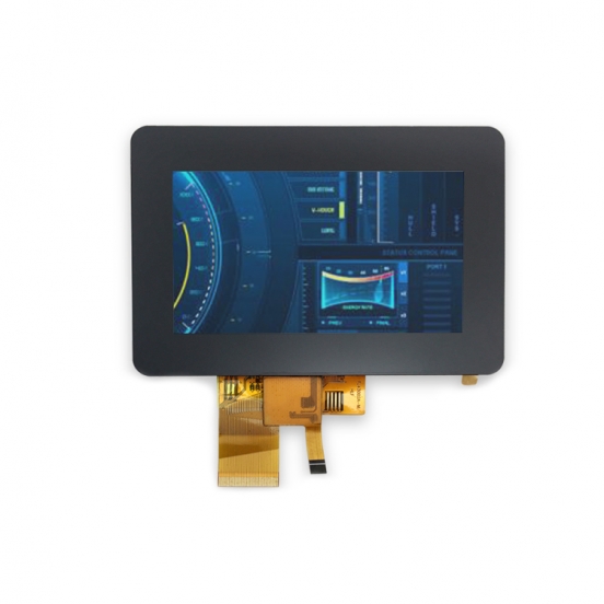 4.3寸电容触摸TFT 500亮度 480*272分辨率 BOE玻璃 人机界面 打卡机 POS机LCD 