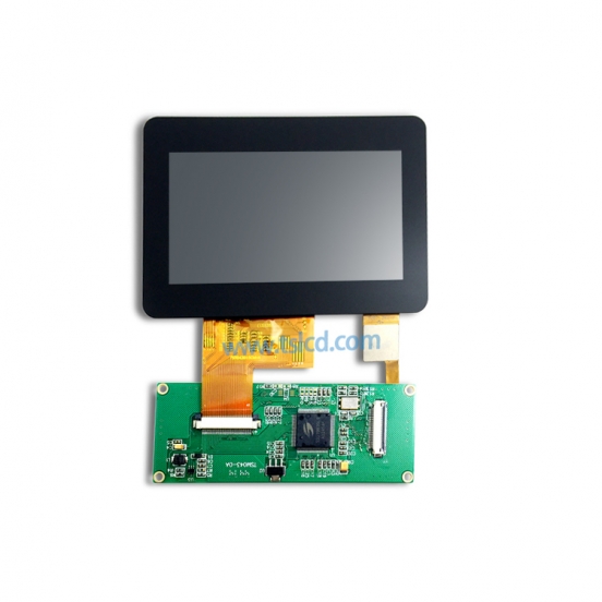 4.3寸齐边电容触控LCD MCU接口 单片机适用 医疗 工控设备TFT 厂家直销 