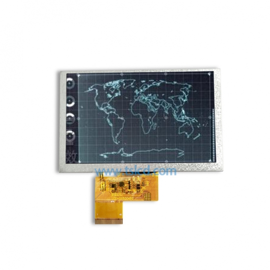 4.3寸高亮LCD 1000nits 群创TFT液晶屏 可开模定制电容触摸 车载导航lcd 