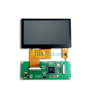 批发4.3寸电容触摸TFT 带SSD1963板子 MCU接口 单片机适用 医疗 工控设备lcd显示