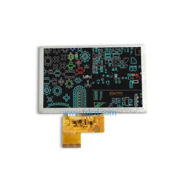 批发4.3寸tft  480*272分辨率 液晶显示屏 500亮度 高亮 工控lcd  厂家直销