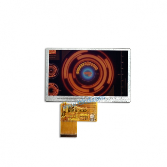 4.3寸电阻屏 RGB接口 500亮度 带RTP  工控TFT液晶显示 智能家居 车载屏 