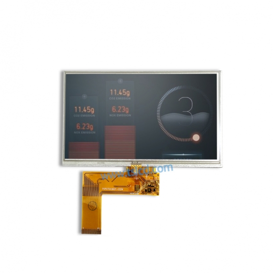 工控液晶屏 7寸TFT液晶显示屏 BOE玻璃 800*480分辨率 RGB接口 带AR 抗反射 