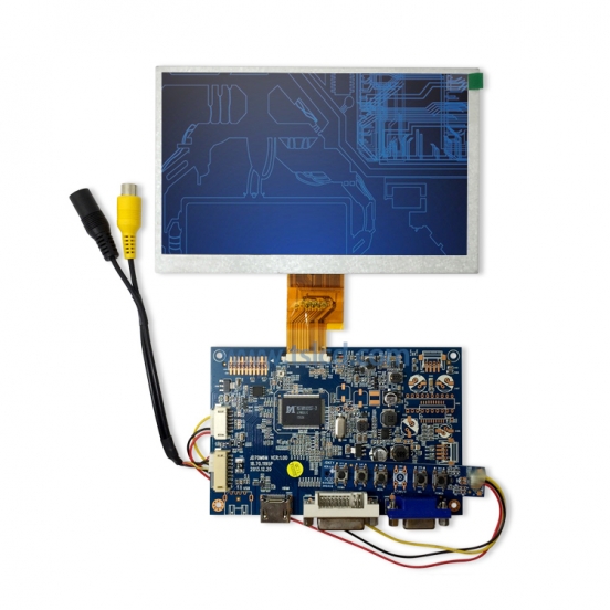 7寸tft 1024*600 HDMI接口 可接树莓派板子LCD液晶显示屏 工控 医疗lcd显示 