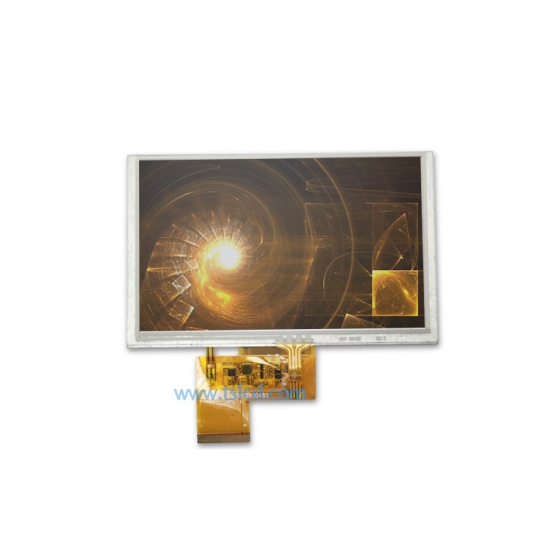 工业用液晶屏 5寸电阻触摸LCD  320亮度 BOE 玻璃 智能家居TFT 厂家直销 