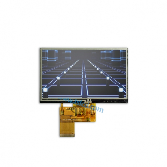 5寸LCD 带电阻触控 四线电阻屏 深圳液晶屏厂家直销 手持终端 智能设备TFT 