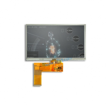 批发厂家供应 7寸高亮电阻触摸屏 工控TFT液晶显示  车载 人机界面LCD液晶显示屏