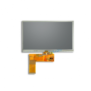 批发7寸tft液晶显示屏 带电阻触摸 4线电阻 800*480分辨率 500高亮度 工控LCD