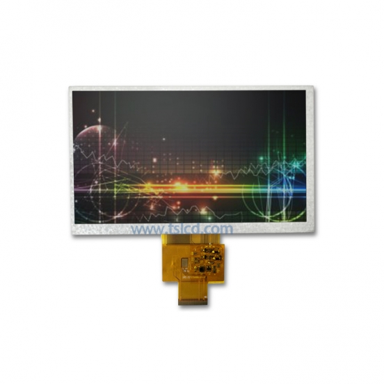 7寸lcd液晶屏 500亮度tft液晶显示模组 工控 车载导航LCD 可定制电阻和电容触摸 