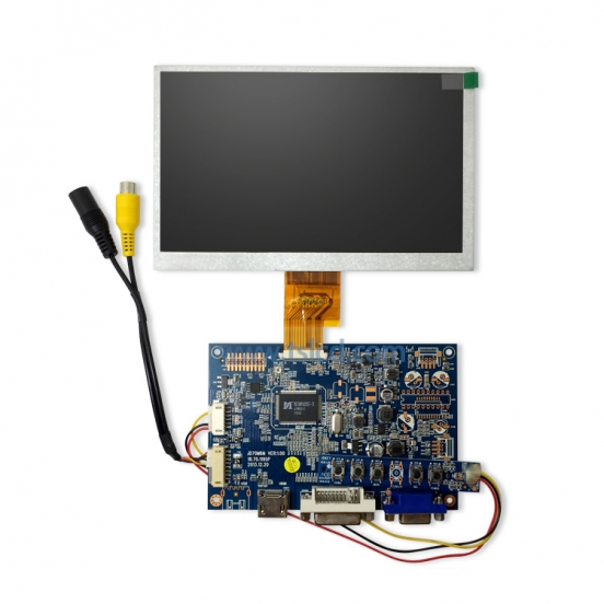 7寸tft 1024*600 HDMI接口 可接树莓派板子LCD液晶显示屏 工控 医疗lcd显示 