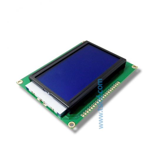 12864液晶屏 带字库显示模块 STN 蓝膜 支持定制 厂家直销 质优 交期短 表盘lcd 