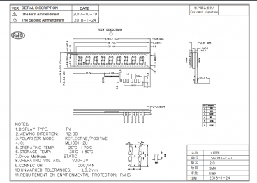 批发厂家供应 TIC33液晶显示屏 交期快 仪器仪表 汽车表盘LCD 现货供应 lcd液晶屏定制 段码液晶屏