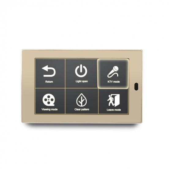 5寸智能家居TFT  可视对讲 智能楼宇对讲lcd液晶显示 1000亮度 带电容触控  工控LCD 