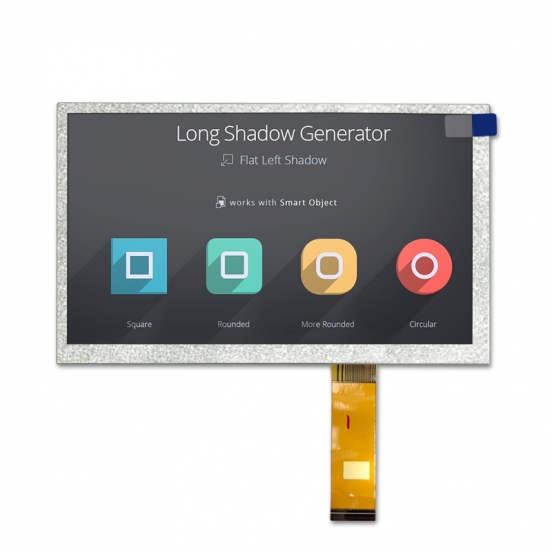 8寸电阻触摸屏 1024*600 1000高亮TFT LVDS接口 群创模组 户外可读lcd 