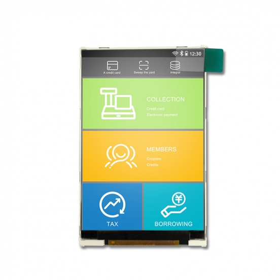 3.5寸lcd 320*480分辨率 RGB接口 350亮度竖屏 ips 刷卡机 手持PDA 测试设备TFT 