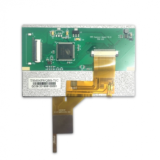 4.3寸MCU接口lcd液晶屏 带齐边电容触控 高亮 工控TFT 智能打印机 可视门铃LCD 