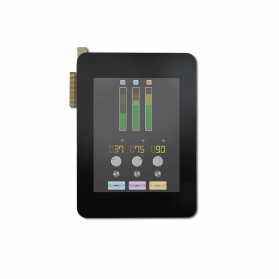 厂家供应 3.2寸lcd 带电容触摸 高亮度 40PIN MCU接口  工控TFT 医疗产品专用 