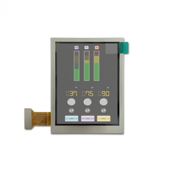 3.5寸 320*240 半反半透LCD液晶屏 高透光率 阳光下可读TFT 厂家 