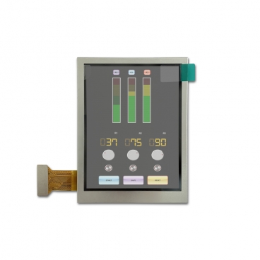 批发3.5寸 320*240 半反半透LCD液晶屏 高透光率 阳光下可读TFT 厂家