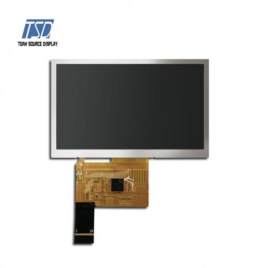 4.3寸LCD 480*272 IPS 1000亮度 SPI接口 TFT LT7680 IC 医疗 车载产品用液晶显示屏 