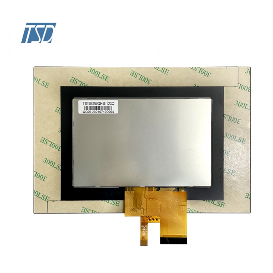 4.3寸lcd 高亮 带定制电容触控CTP 智能家居 机器人 控制器TFT显示 
