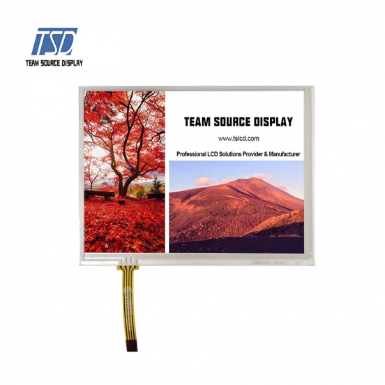 5.7寸lcd 640*480 带电阻触摸  工控设备 医疗终端用TFT 高亮tft 