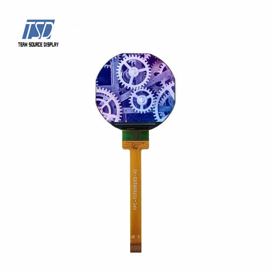 1.08寸圆形tft  IPS LCD 240*210分辨率 高亮度  智能穿戴设备 运动手表 按摩仪 白色家电lcd 