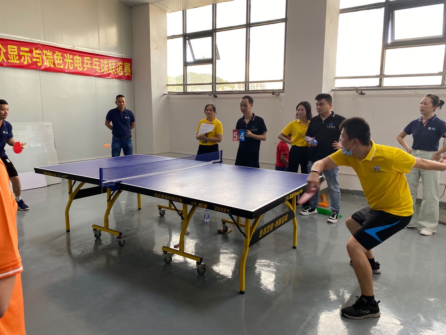 一众显示VS瑞色光电乒乓球联谊赛圆满落幕